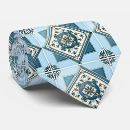 Corbata Baldosas mediterráneas, portuguesas, azulejo, mall