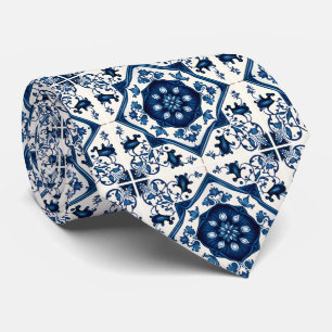 Corbata Baldosas mediterráneas, portuguesas, azulejo, mall