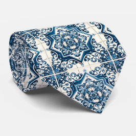 Corbata Baldosas mediterráneas, portuguesas, azulejo, mall