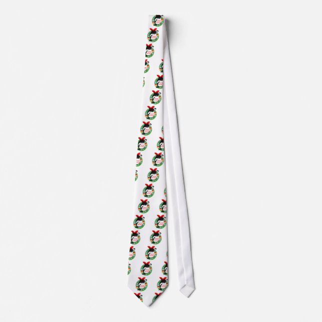 Corbata ballena asesina de navidad (Anverso)