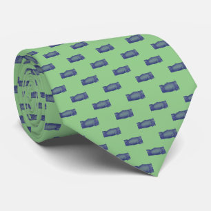 Corbata Ballena Estilizada del Siglo XIX Vintage #1 N