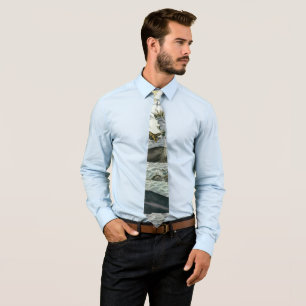 Corbata Ballenas, focas y morsas, animales marinos vintage