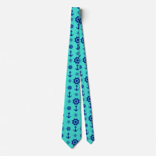 Corbata Baloncesto acuático azul turquesa
