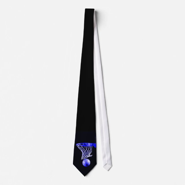 Corbata Baloncesto Azul (Anverso)