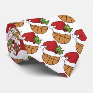 Corbata Baloncesto del gorra del navidad