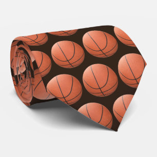 Corbata Baloncesto en blanco