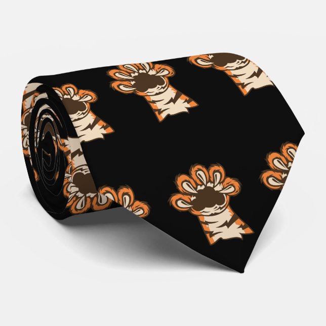 Corbata Baloncesto Mascota del equipo de peaje Tiger Benga (Enrollado)