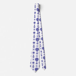Corbata Baloncesto Náutico Azul Blanco