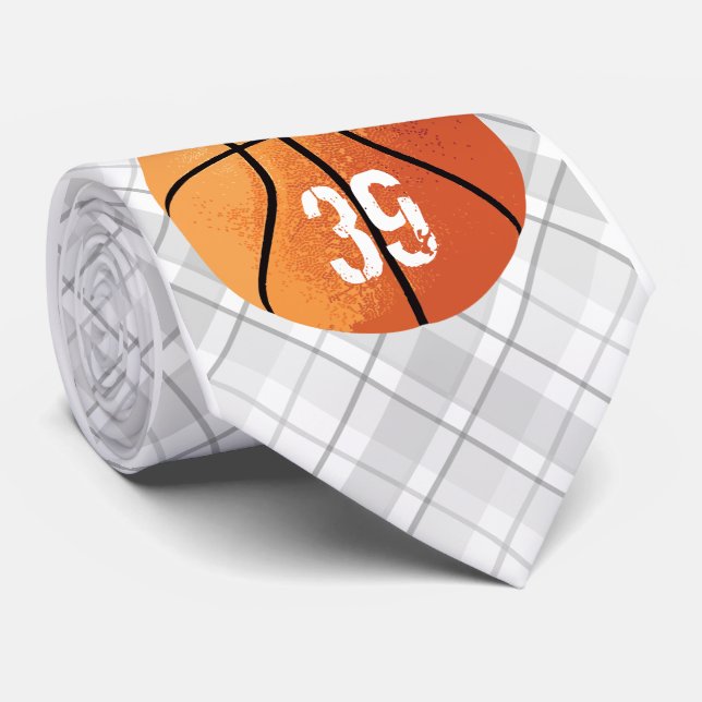 Corbata Baloncesto (personalizable) (Enrollado)