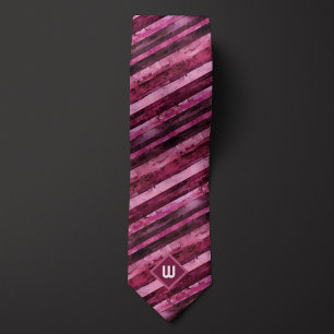 Corbata Banda de color de agua de Borgoña