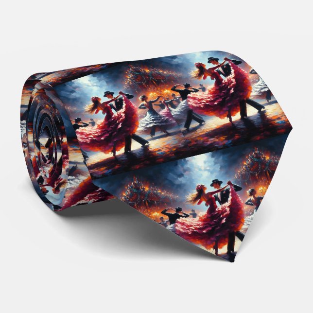 Corbata Banda de música de baile de salón para parejas de  (Enrollado)
