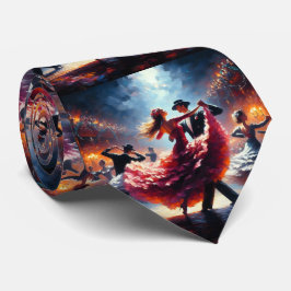Corbata Banda de música de baile para parejas de baile de