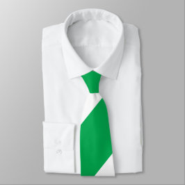 Corbata Banda verde y blanca para la protección de la piel