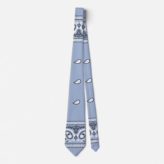 Corbata Bandana Light Blue Necs Tie (Anverso)