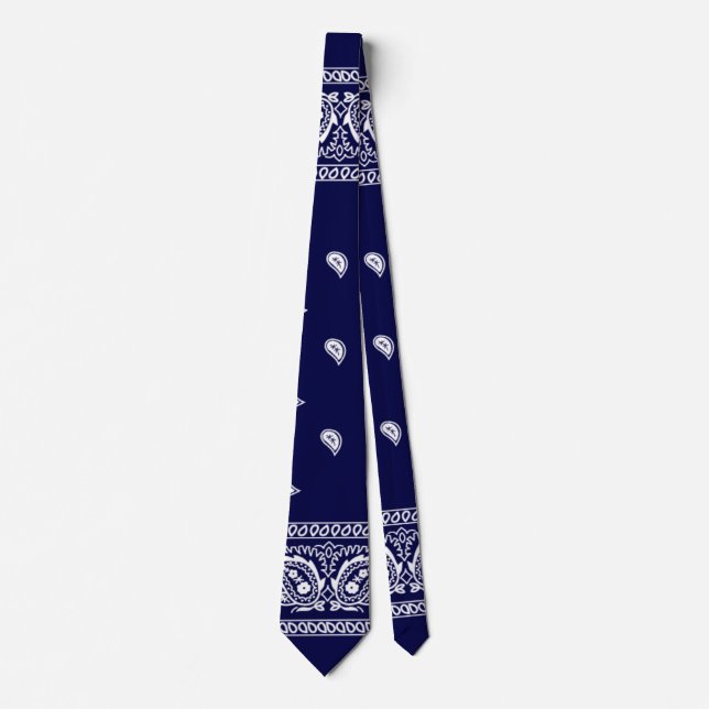 Corbata Bandana True Blue Necs Tie (Anverso)