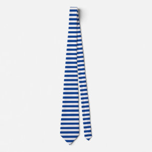Corbata Bandas azules horizontales en cualquier color pequ