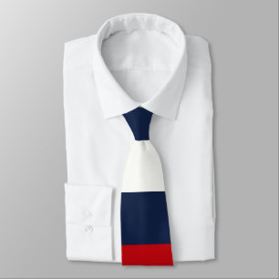 Corbata Bandas azules rojas