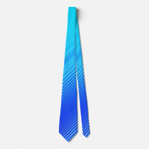Corbata Bandas azules y turquesas