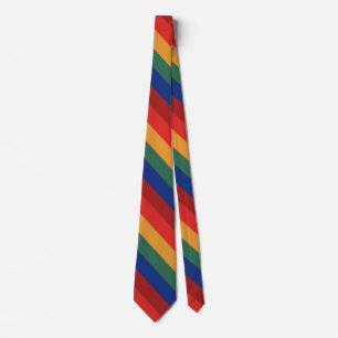Corbata Bandas de arco iris retro Regenbogen Regenbogenfar