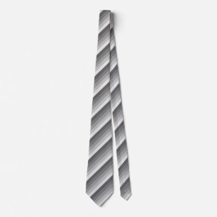 Corbata Bandas de sombra gris