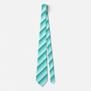 Corbata Bandas de sombra turquesa