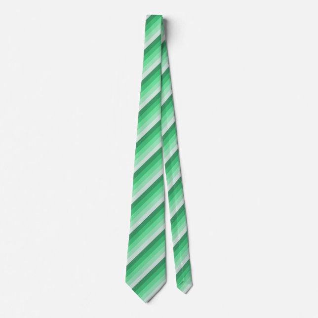 Corbata Bandas de sombra verdes (Anverso)
