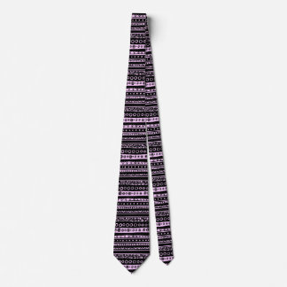 Corbata Bandas Decoradas - Lilac pálido - Lrg Pat