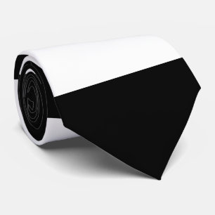 Corbata Bandas en blanco y negro, patrón a rayas, líneas