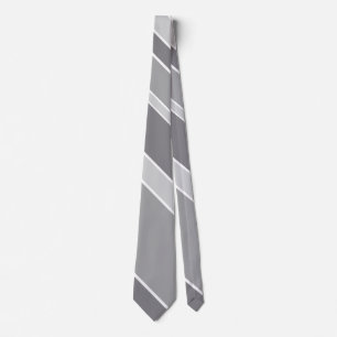 Corbata Bandas grises