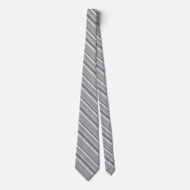 Corbata Bandas grises (Anverso)