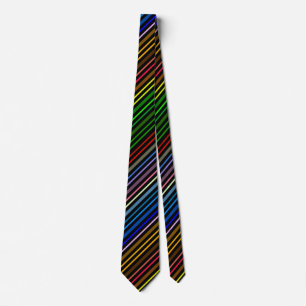 Corbata Bandas multicolor