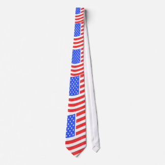 Corbata Bandera americana 4ta de los lazos de julio