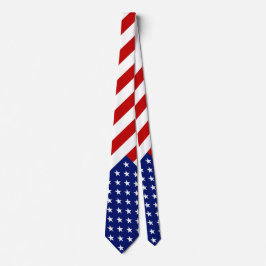 Corbata Bandera Americana Patriótica Cool