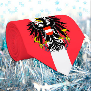 Corbata Bandera austriaca y viajes por Austria, negocios y
