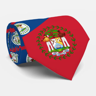 Corbata Bandera beliceña y escudo de armas, Belice