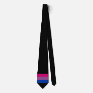 Corbata Bandera bisexual