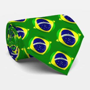 Corbata Bandera brasileña