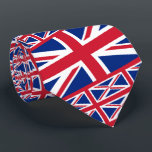 Corbata Bandera británica, Bandera del Reino Unido<br><div class="desc">Bandera británica,  Bandera del Reino Unido,  corbata de cuello por World Flags United.</div>