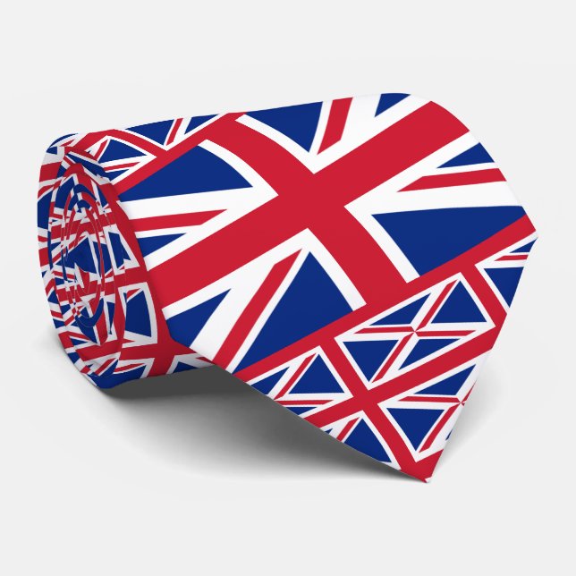 Corbata Bandera británica, Bandera del Reino Unido (Enrollado)