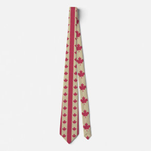 Corbata bandera canadiana
