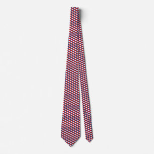 Corbata Bandera checa Honeycomb Tie