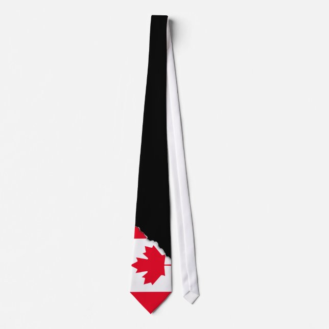 Corbata Bandera clásica de Canadá (Anverso)