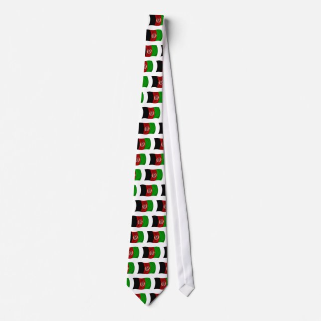 Corbata Bandera de Afganistán (Anverso)