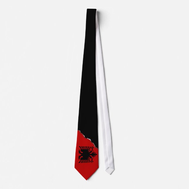 Corbata Bandera de Albania (Anverso)
