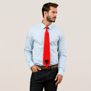 Corbata Bandera de Albania