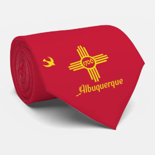 Corbata Bandera de Albuquerque (Nuevo México)