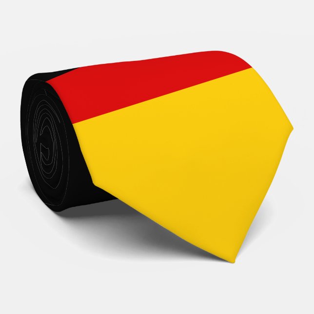 Corbata Bandera de Alemania (Enrollado)