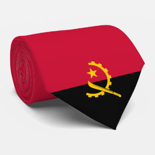 Corbata Bandera de Angola