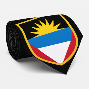 Corbata Bandera de Antigua y Barbuda