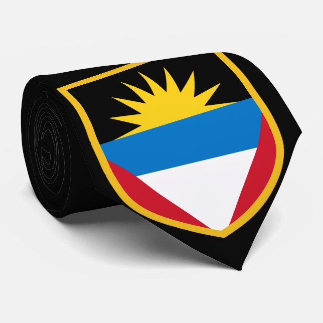 Corbata Bandera de Antigua y Barbuda (Enrollado)